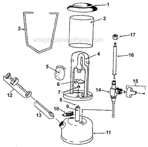 Page A Diagram and Parts List for 229-725  Coleman Lighting