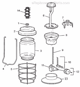 Page A Diagram and Parts List for 2500-750A  Coleman Lighting