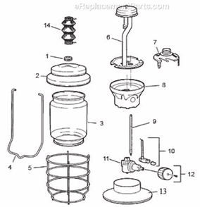 Page A Diagram and Parts List for 2500-770  Coleman Lighting