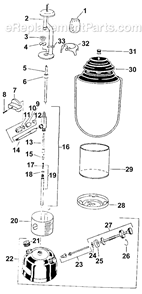 Page A Diagram and Parts List for 286A700C  Coleman Lighting