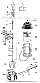 Part Location Diagram of 290A5401 Coleman Heat Shield & Frame Btom