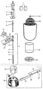 Page A Diagram and Parts List for 290A700C  Coleman Lighting