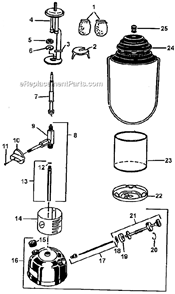 Page A Diagram and Parts List for 295-700G  Coleman Lighting