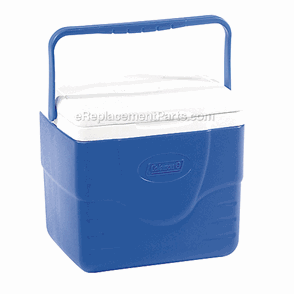 Page A Diagram and Parts List for 3000000166  Coleman Cooler