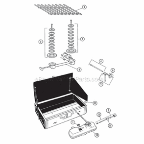 Page A Diagram and Parts List for 3000000789  Coleman Camping Equipment