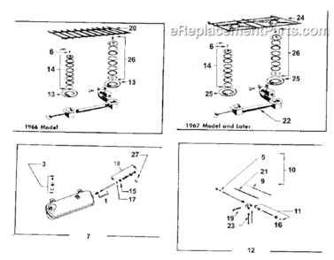 Part Location Diagram of 413D3461 Coleman Auxiliary Burner Assembly