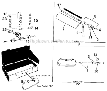 Page A Diagram and Parts List for 426E499  Coleman Camping Equipment