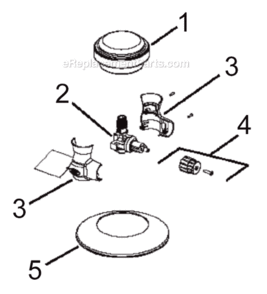 Page A Diagram and Parts List for 5034-700  Coleman Heater