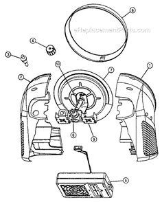Page A Diagram and Parts List for 5053-751  Coleman Heater