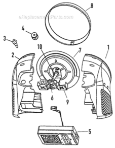 Page A Diagram and Parts List for 5053A751  Coleman Heater