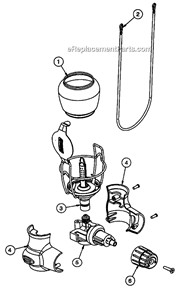 Page A Diagram and Parts List for 5132A700  Coleman Lighting