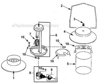 Page A Diagram and Parts List for 5150-700  Coleman Lighting