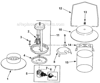 Page A Diagram and Parts List for 5151C700T  Coleman Lighting