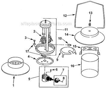 Page A Diagram and Parts List for 5152C700  Coleman Lighting