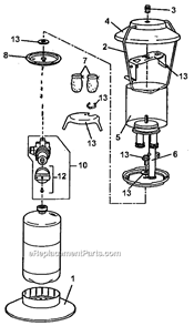 Page A Diagram and Parts List for 5152D700T  Coleman Lighting