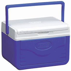 Page A Diagram and Parts List for 5205A758G  Coleman Cooler