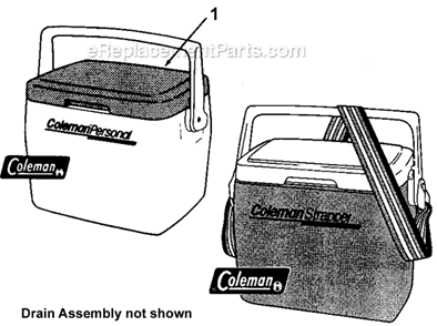 Page A Diagram and Parts List for 5276-723  Coleman Cooler