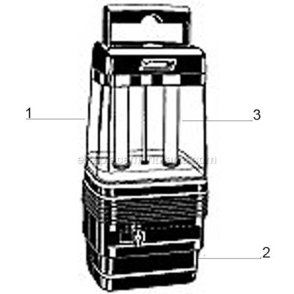 Part Location Diagram of 5010000350 Coleman Fluorescent Bulb (2-Watt)