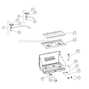 Part Location Diagram of 413B4971 Coleman Wind Baffle Support
