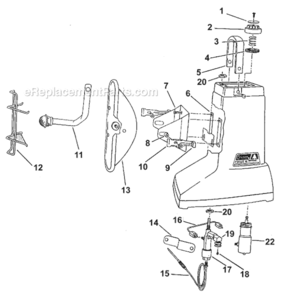 Page A Diagram and Parts List for 5455-701  Coleman Heater