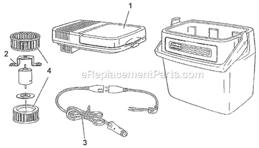 Page A Diagram and Parts List for 5615-807T  Coleman Cooler