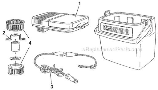 Page A Diagram and Parts List for 5615-807  Coleman Cooler
