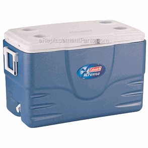 Page A Diagram and Parts List for 6050A748  Coleman Cooler