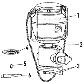 Page A Diagram and Parts List for 62809  Coleman Lighting