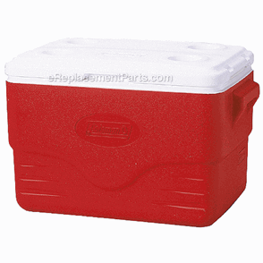 Page A Diagram and Parts List for 6281A703G  Coleman Cooler