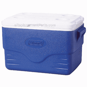 Page A Diagram and Parts List for 6281A718G  Coleman Cooler