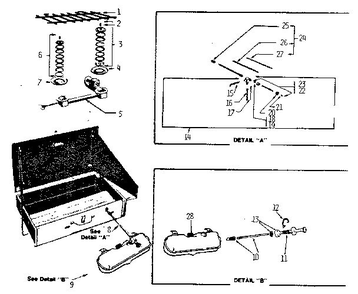 Unit Parts Diagram and Parts List for 425F499  Coleman Fireplace & Stove