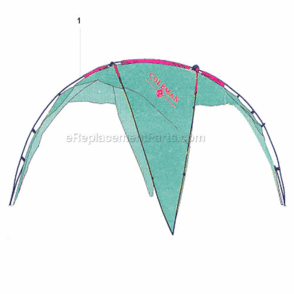 Page A Diagram and Parts List for 9294-111C  Coleman Camping Equipment