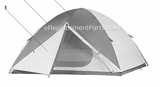 Page A Diagram and Parts List for 9620-805  Coleman Camping Equipment