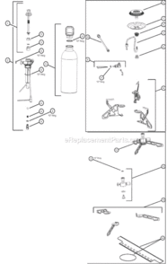 Page A Diagram and Parts List for 9770-A25  Coleman Camping Equipment