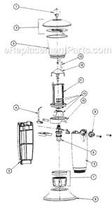 Page A Diagram and Parts List for 9980-750  Coleman Lighting
