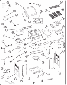 Part Location Diagram of 9991-5361 Coleman Electronic Module