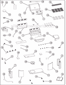 Part Location Diagram of 9990-4111 Coleman Control Panel (Lp Graphics)