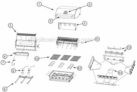 Part Location Diagram of 99924071 Coleman BACK IR ELECTRODE ASSY