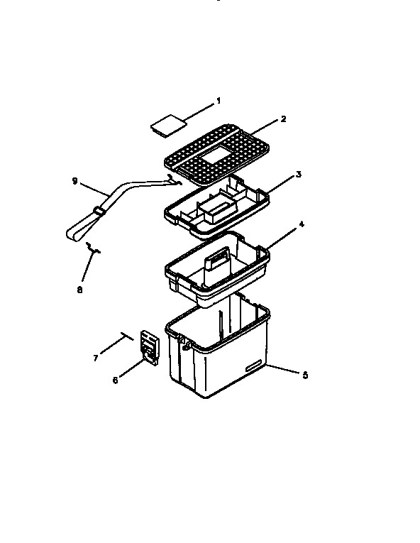 Unit Parts Diagram and Parts List for 706650860  Craftsman Tool Stand & Cart