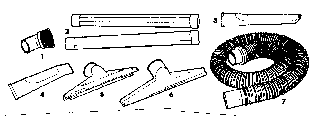 2-1/2" Diameter Plastic Accessories Diagram and Parts List for 113179670  Craftsman Filters & Accessories