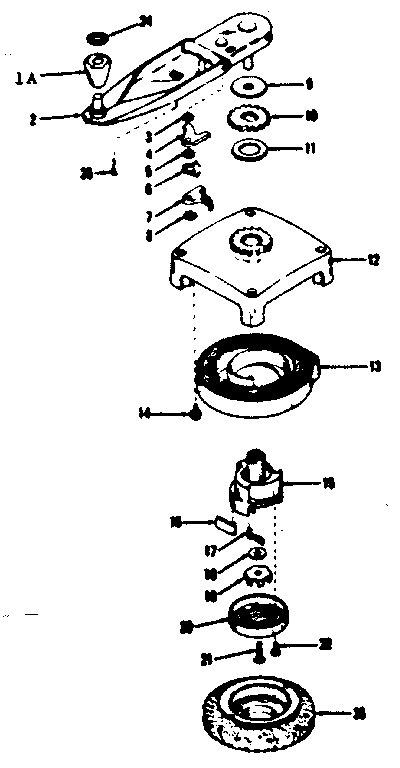 No-pull Starter No. 590355 Diagram and Parts List for 143123071  Craftsman Engine