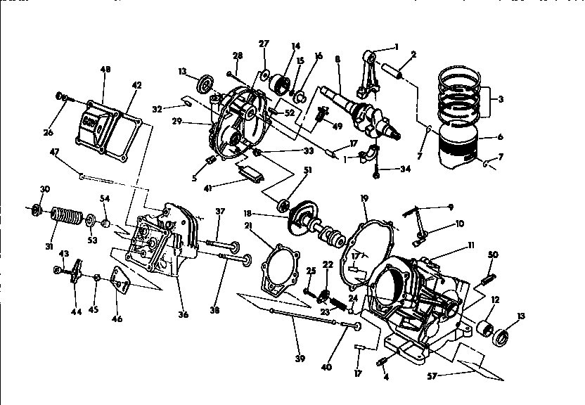Long Block Diagram and Parts List for 74270  Craftsman Pressure Washer