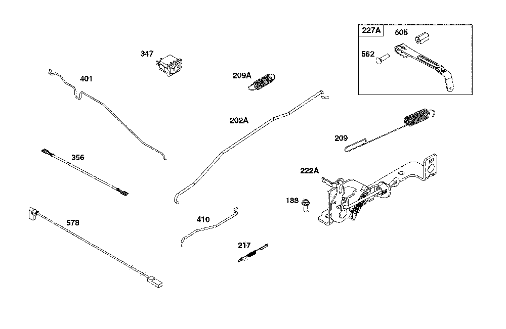 Controls Diagram and Parts List for CMXGWAS021022  Craftsman Pressure Washer
