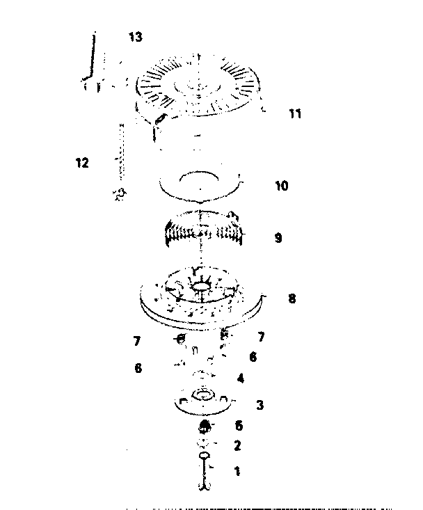 Rewind Starter No. 590621 Diagram and Parts List for 143384032  Craftsman Engine