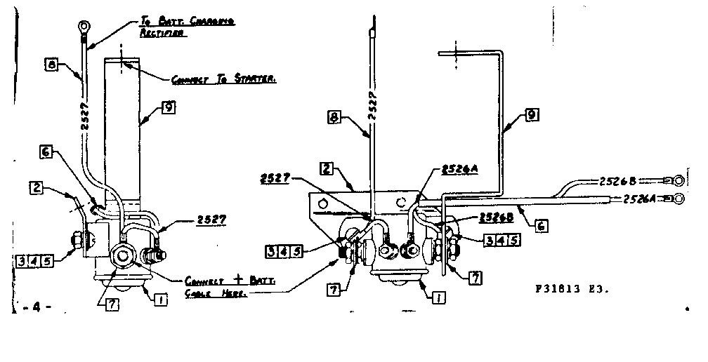 Starter Solenoid Assembly Diagram and Parts List for 58031813  Craftsman Engine