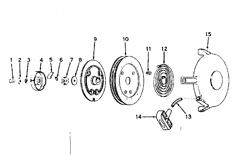 Rewind Starter No. 590405 Diagram and Parts List for 143579062  Craftsman Engine