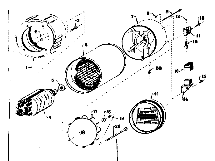 Stator Assembly Diagram and Parts List for 5803188-3  Craftsman Engine
