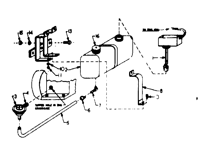 Low Oil Shut-off System Diagram and Parts List for 580320854  Craftsman Engine