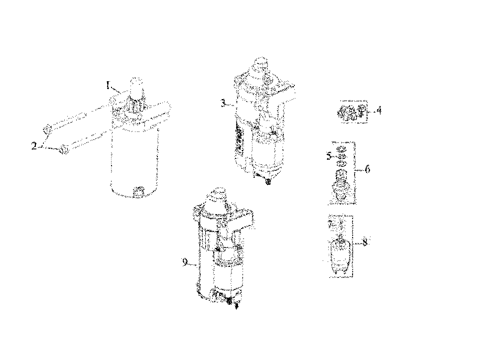 Starter Diagram and Parts List for CMXGRAM1130047  Craftsman Lawn Tractor