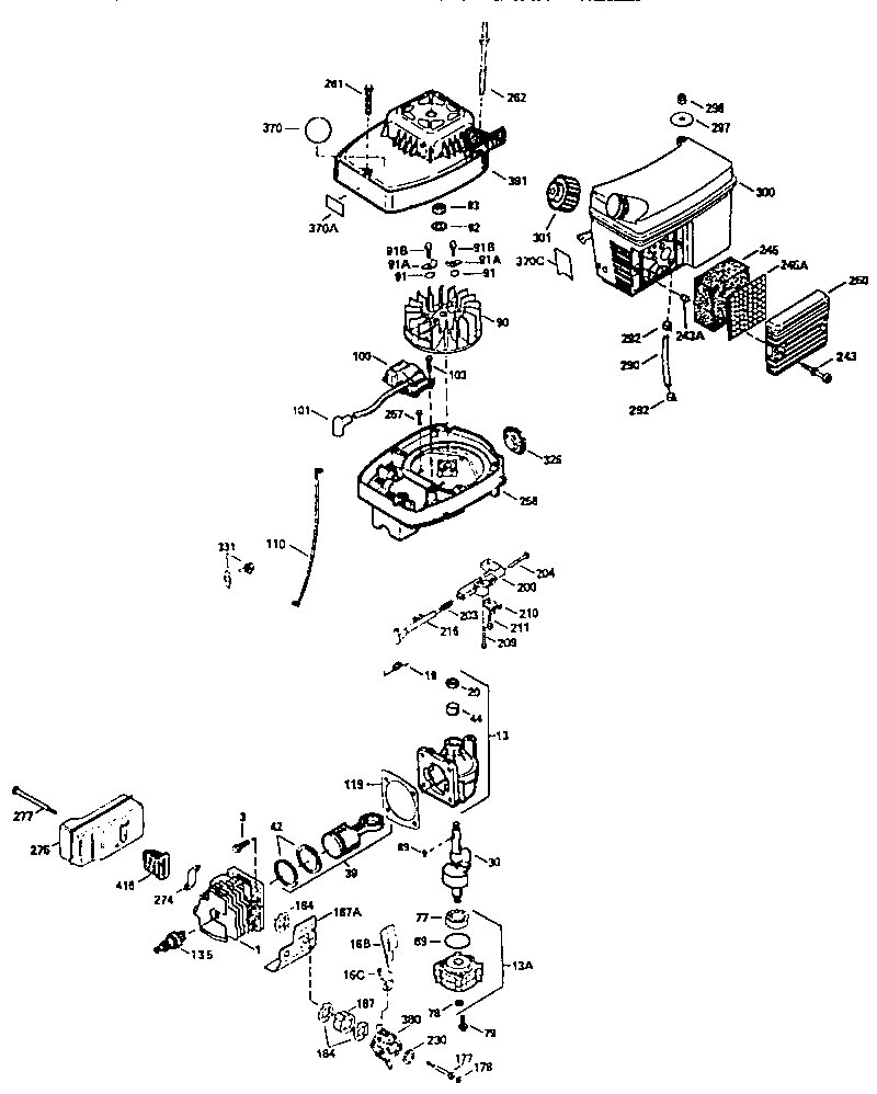 Engine (71/143) 143.961670 Diagram and Parts List for 143961670  Craftsman Engine